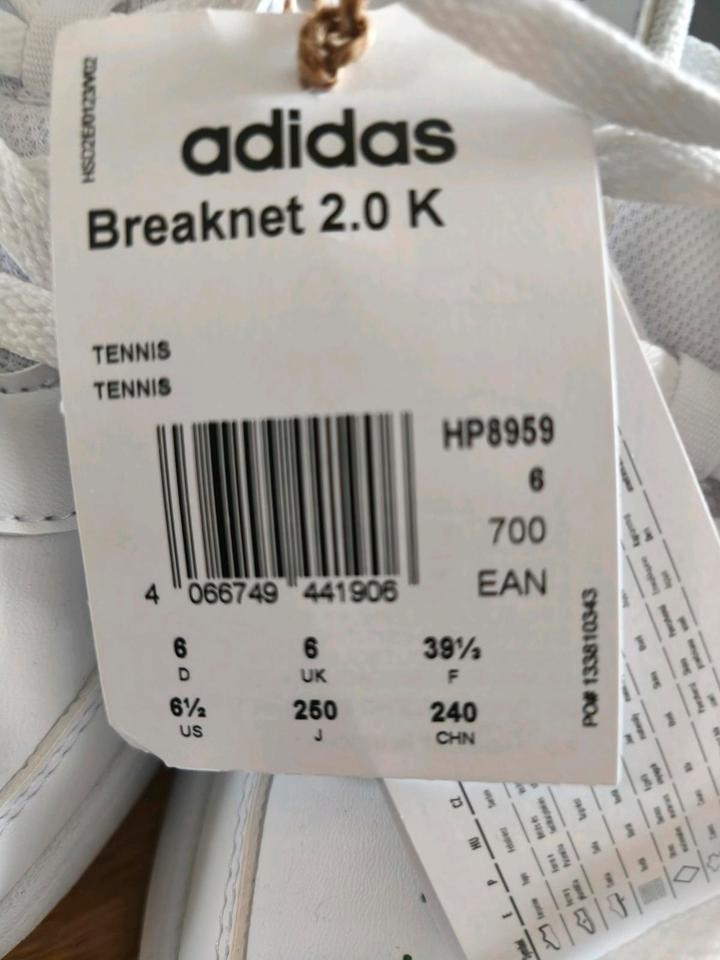 Sneaker Breaknet 2.0 K neu Gr 39 1/3 Adidas in Schwalmstadt