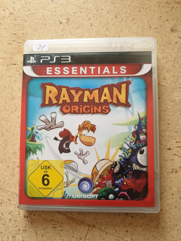 PS3 Essentials Spiel Rayman Origins USK 6 in Heubach