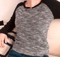 Wie NEU! Gr.S 36 Amisu Sweatshirt Pullover Schwarz Grau Niedersachsen - Peine Vorschau