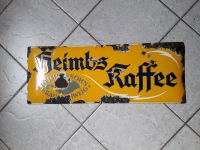 Emailschild, Heimbs Kaffee um 1930 Thüringen - Walpernhain Vorschau