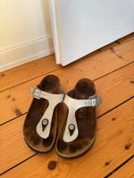 Birkenstock Silber Größe 38 Nordrhein-Westfalen - Düren Vorschau