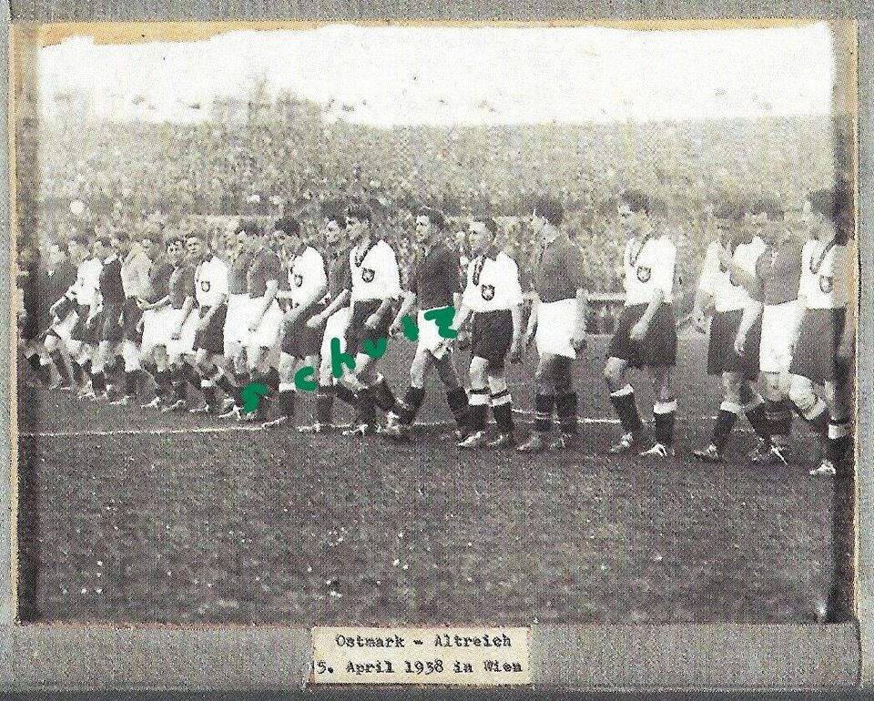 DFB 1938 Österreich-Deutschland in Wien in Hamminkeln