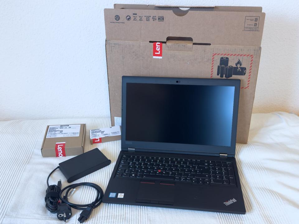 Lenovo ThinkPad P53 i7-9750H, 32GB, 1TB SSD, 15,6" 4K, T2000, LTE in Ilmenau