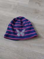 Mädchen Wintermütze pink blau gestreift 50/51 Schmetterling Leipzig - Möckern Vorschau