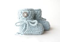 NEU Babyschuhe Trachtenschuhe gestrickt Strickschuhe Tracht Wolle Sachsen - Reinhardtsdorf-Schöna Vorschau