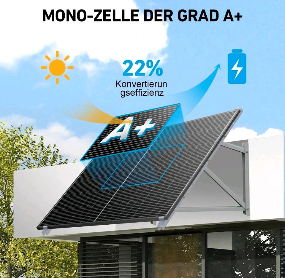 Komplett Balkonkraftwerk Solaranlage 820W / 800W Photovoltaik in Landau in der Pfalz