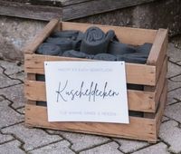 Fleecedecken grau - Kuscheldecken Hochzeiten/Geburstage/Feiern Baden-Württemberg - Walheim Vorschau