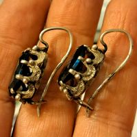 Ohrringe mit blau Saphiren aus 916 Silber Nordrhein-Westfalen - Bergneustadt Vorschau