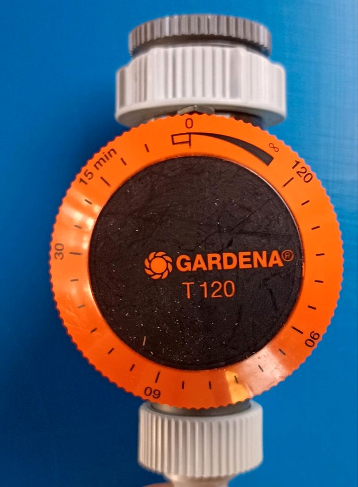 (Neu) GARDENA Bewässerungsuhr T120, count-down, water timer in Illerkirchberg