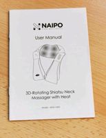 Massagegerät Naipo, für Schulter und Nacken Wandsbek - Hamburg Eilbek Vorschau