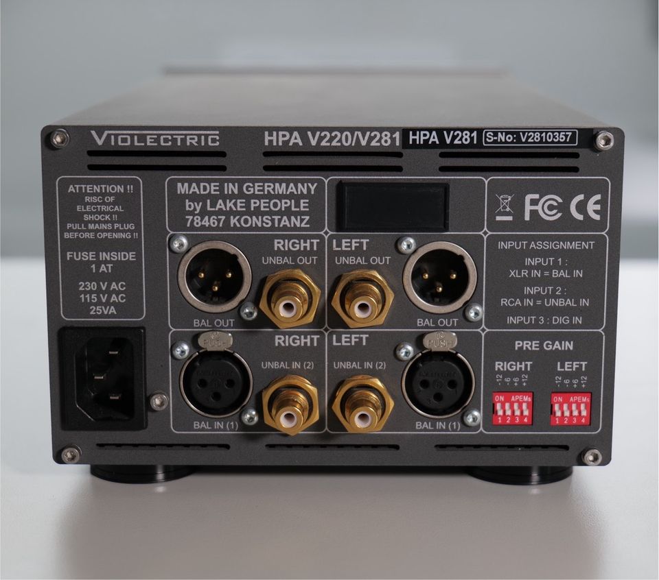 Violectric HPA-V281 Kopfhörerverstärker/ Vorverstärker in OVP in Neumarkt i.d.OPf.