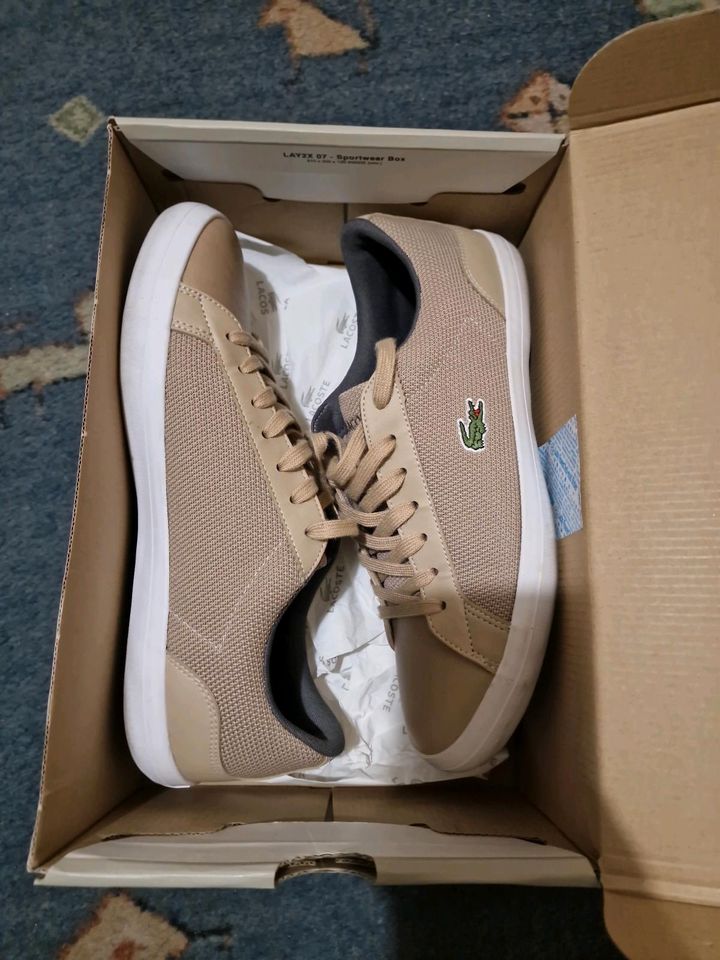 Schuhe Lacoste beige Gr.42 in Bochum