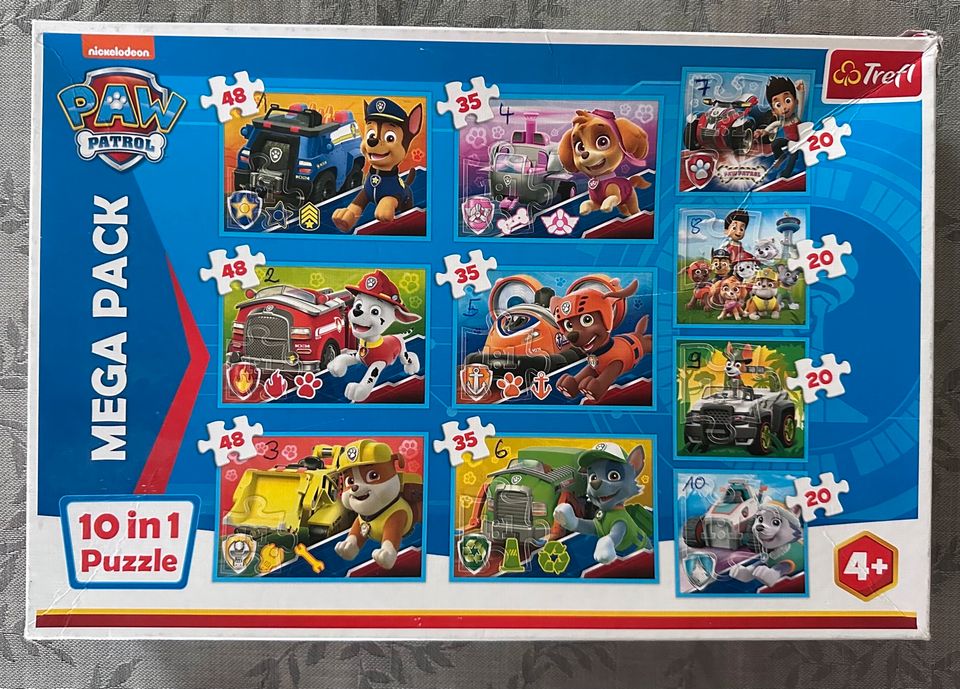 PAW PATROL Mega Pack 10 in 1 Puzzel in Rechlin