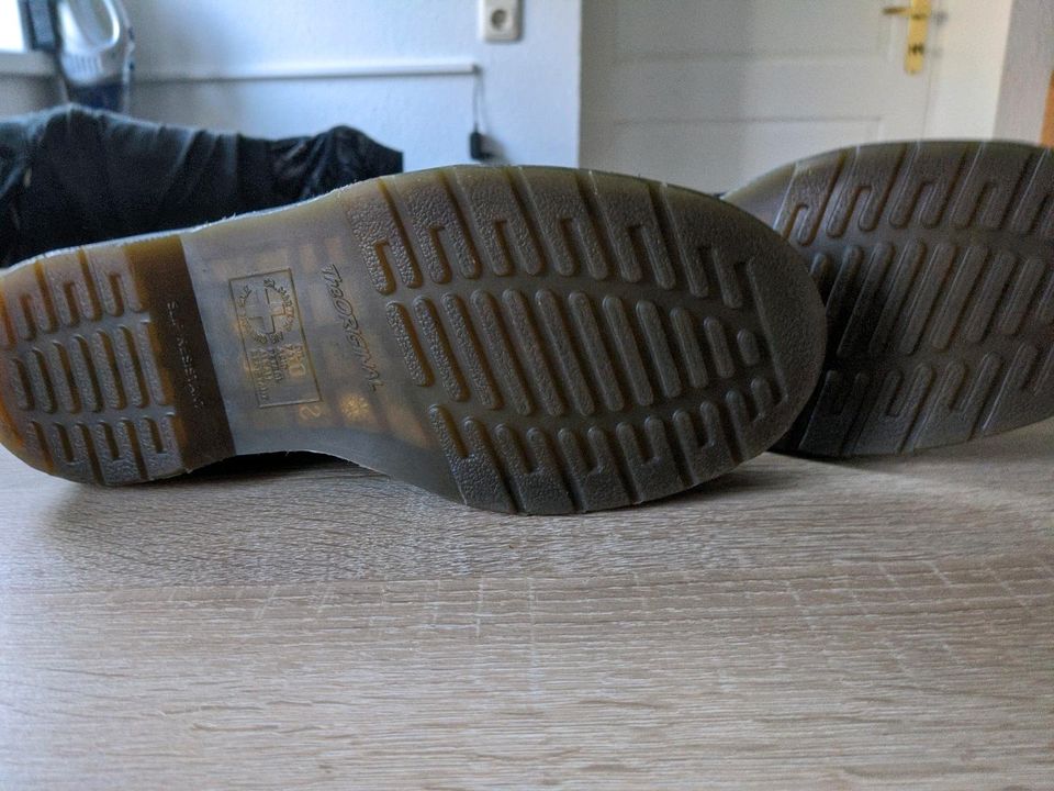 Dr Martens Ultra Rare Boots Schwarz Steel Toe Cap Mint Condition in Neustadt an der Weinstraße