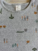 H&M Gerriptes Baumwolle Set Gemüse Öko Bio Waldorf T-Shirt Shorts Essen - Stoppenberg Vorschau