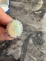 Ring Weißgold 750 / Opal / Diamanten Berlin - Friedenau Vorschau