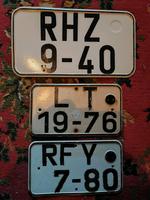 3x KFZ Auto PKW LKW DDR Oldtimer Kennzeichen Autoschilder Motorad Dresden - Blasewitz Vorschau
