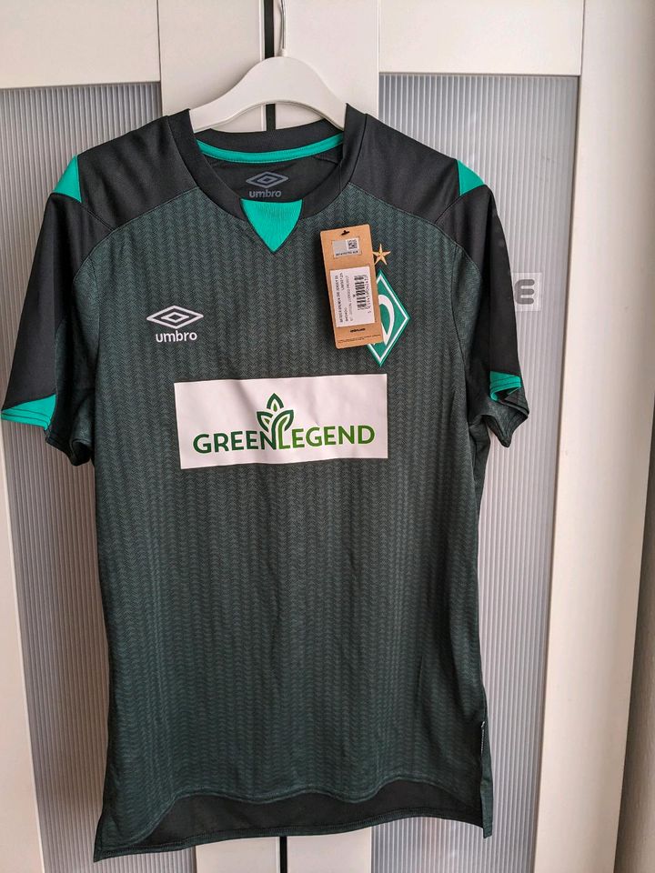 Werder Bremen Trikot 2021/22 Neu OVP Grün Schwarz gr. M L in Trier