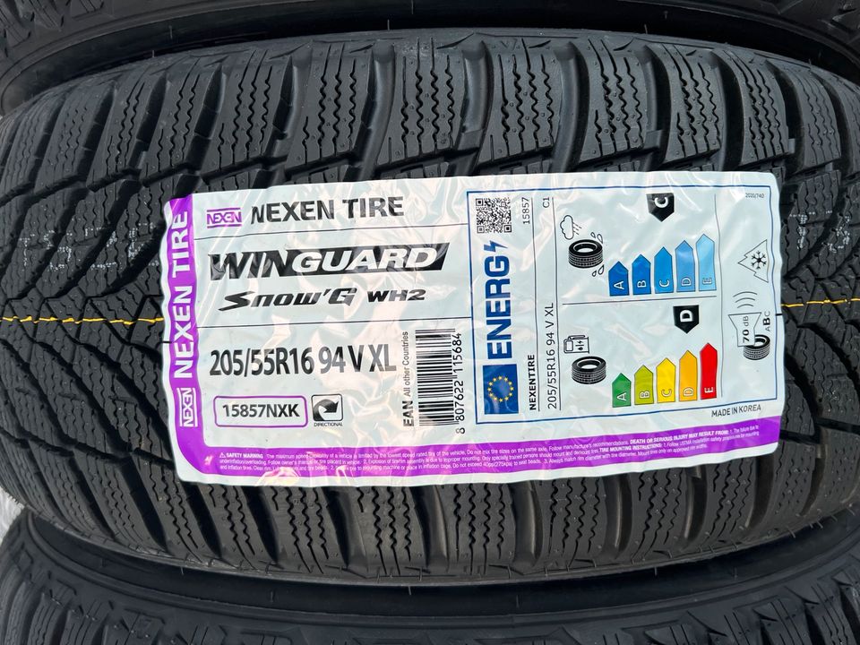 4x Winterreifen Neu 205 55 R16 94V Nexen Winguard Montage 60€ in Haiger