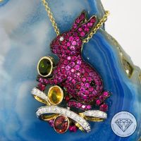 M*163047 Wert 8300€ Brillant Edelstein Hase Collier 585 Gold XXYY Essen - Karnap Vorschau