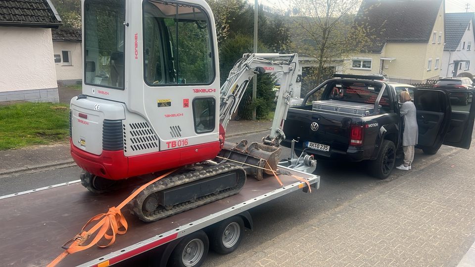 Minibagger Takeuchi 1,8 Tonnen zu vermieten in Scheuerfeld