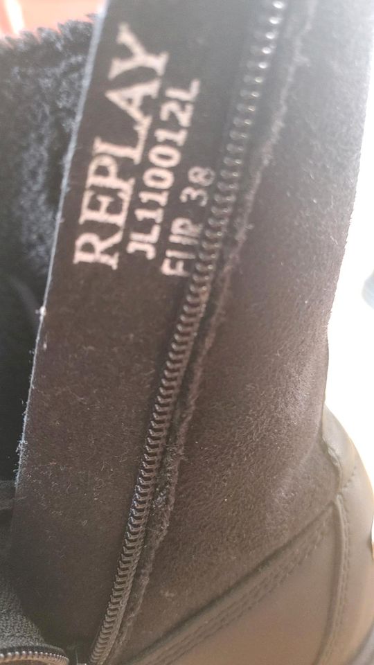 Replay original Leder Boots, Schuhe gr 38 Nagelneu mit Etikett in Bad Liebenzell