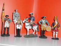 Set , 5 Militärfiguren König Friedrich II. Figuren - Preußen Niedersachsen - Werlte  Vorschau