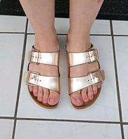 birkenstock Arizona echt Leder pantoletten 39 Rose Gold Saarland - Völklingen Vorschau