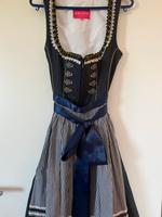 Krüger Madl Dirndl, Grösse 34, blau/weiß/grün Bayern - Velburg Vorschau