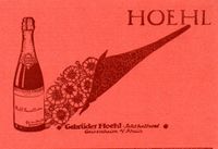 Hoehl Sekt - Werbung Reklame - Anzeige 1920 Vintage-Deko Baden-Württemberg - Steinen Vorschau