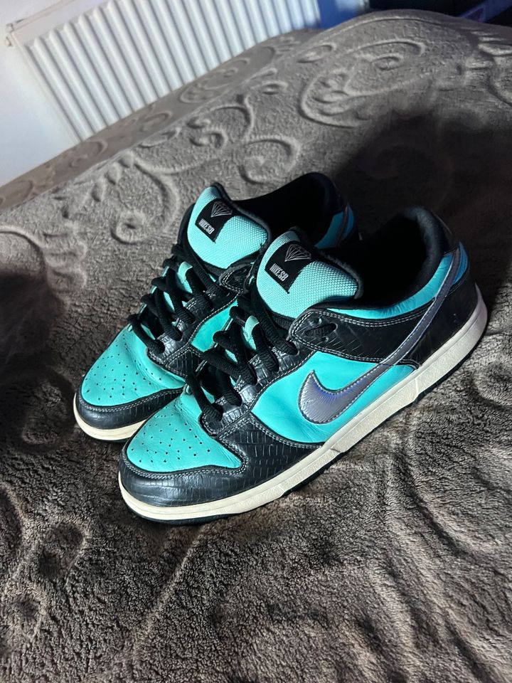 Nike SB Dunk Low Diamond Supply Co. Tiffany Aqua Chrome [46] in Freilassing