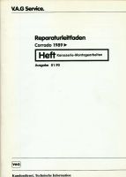 VW Reparaturleitfaden Corrado 1989> Karosserie Montagearbeiten Niedersachsen - Danndorf Vorschau