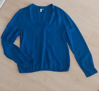 Shirt langarm mittel blau V Ausschnitt 38  S Oliver Q/S Thüringen - Tüttleben Vorschau