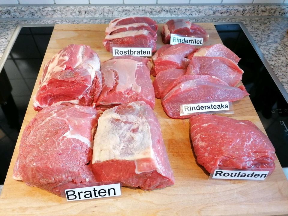 Premiumfleisch vom Angus-Weiderind Rindfleisch 17.05.2024 in Ebersbach an der Fils