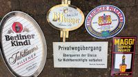 Emaille Schilder , Bitburger,Berliner kindl Schleswig-Holstein - Kattendorf Vorschau