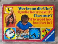 Ravensburger Spiel Wer kennt die Uhr? Uhrzeit lernen 80er Baden-Württemberg - Köngen Vorschau