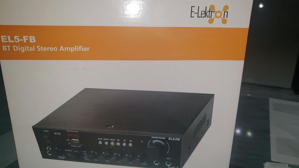EL5 -FB Elektron Digital Stereo Amp Neu in Overath