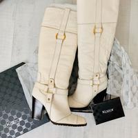 Stiefel Leder Weiß Creme Kazar Gr 38 OVP wie neu Niedersachsen - Laatzen Vorschau