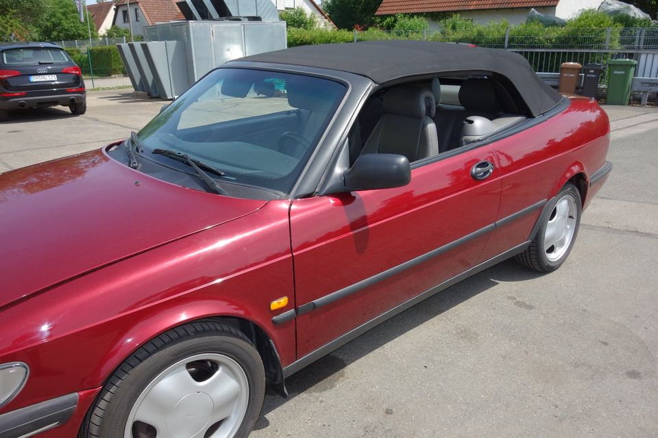 Saab 2.0 Turbo 900SE Cabrio 127'Km AHK elektrisches Verdeck Klima in Wendelstein