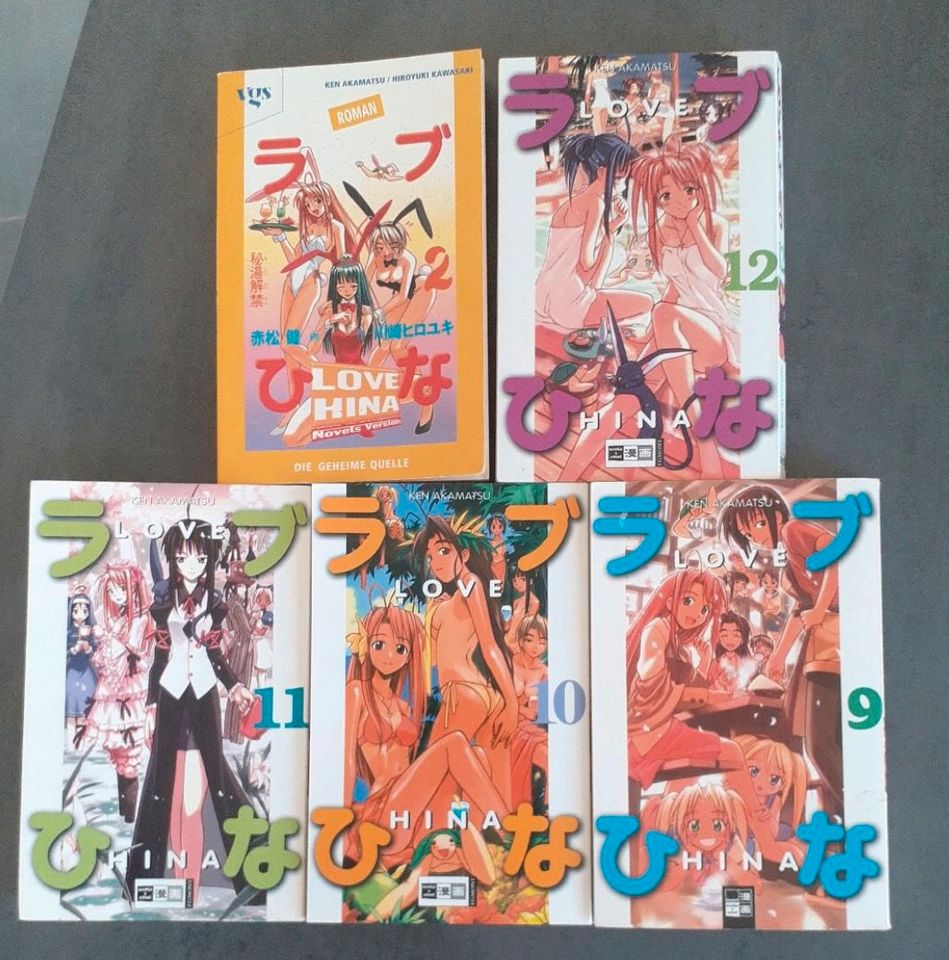 5 Bücher Love Hina Mangas Comics asiatisch Anime in Preußisch Oldendorf