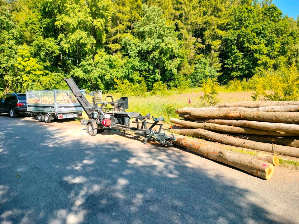 Brennholz Lohnspalten Sägespalten in Dornburg