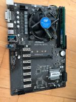 Asrock h110 pro btc+ motherboard mit cüu und 4gb ram Bayern - Perlesreut Vorschau