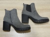 Schuhe Stiefeletten grau Größe 38 Sachsen - Belgern Vorschau