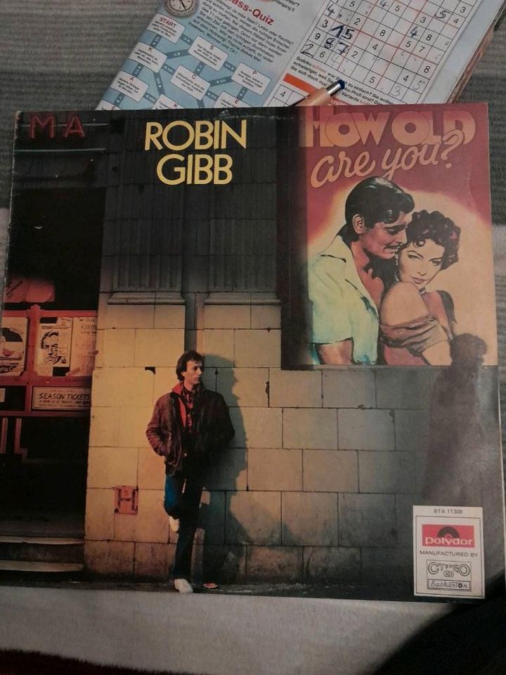 LP Robin Gibb, Polydor/Balkatron in Berlin