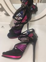 Buffalo High Heels Sandalen Lack schwarz lila pink 40 Schuhe Bayern - Karlshuld Vorschau