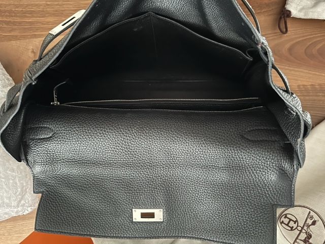 HERMES 2011 Handtasche KELLY BAG 35 in schwarz in Bruchsal