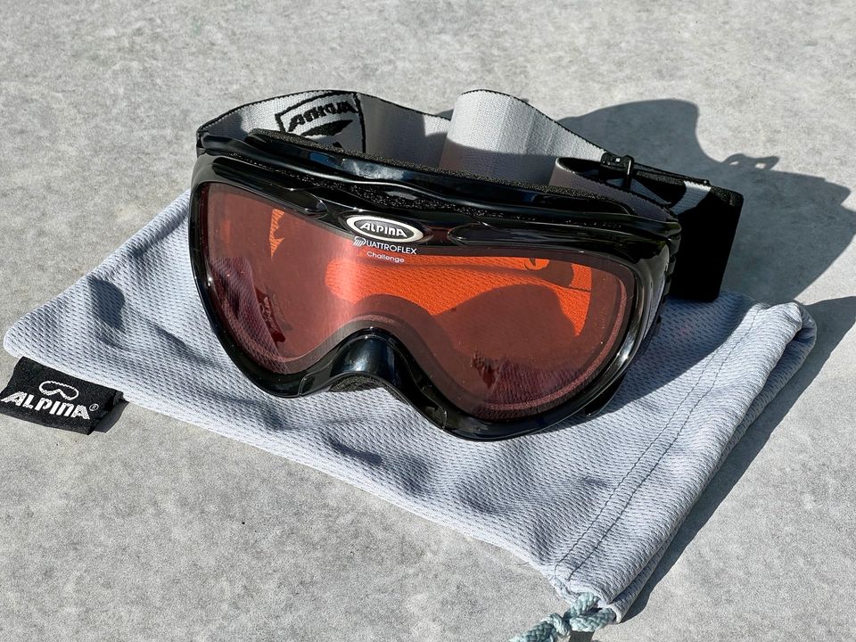 Alpina Quattroflex Challenge Skibrille Snowboardbrille in Klein Rogahn