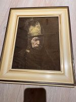 Bild nach Rembrand (Mann mit Goldhelm) gewebt Nordrhein-Westfalen - Greven Vorschau