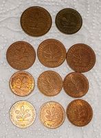 Münzen BRD 1,2,5 und 10 Pfennig Brandenburg - Rangsdorf Vorschau