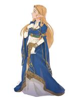 Zelda Cosplay royal dress Breath of the Wild Dokomi Nordrhein-Westfalen - Gelsenkirchen Vorschau